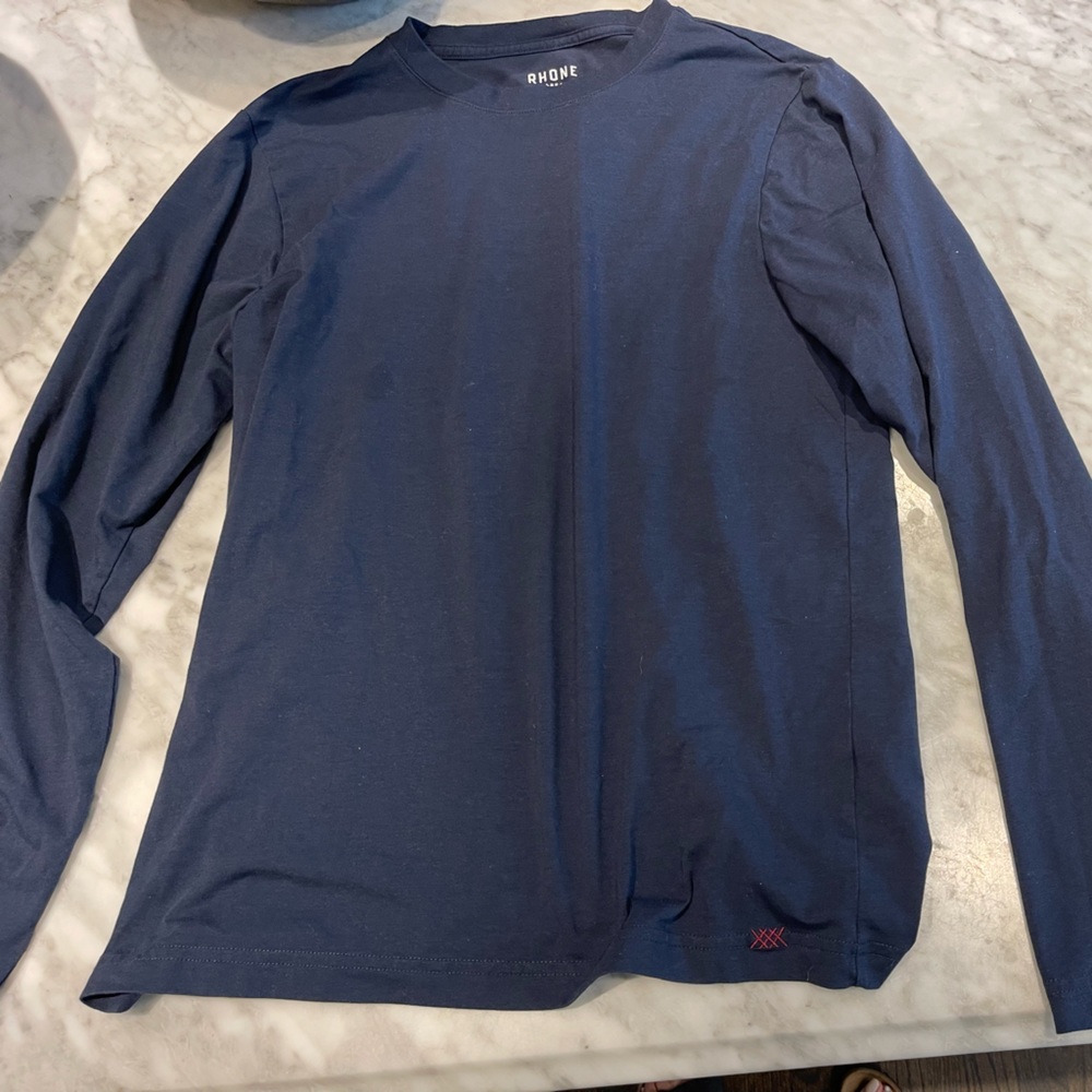 Navy Long Sleeve Rhone Tee
